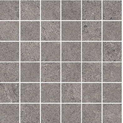 Мозаика Sant'Agostino Highstone Mosaico Grey, 30x30, под бетон, серая, матовая