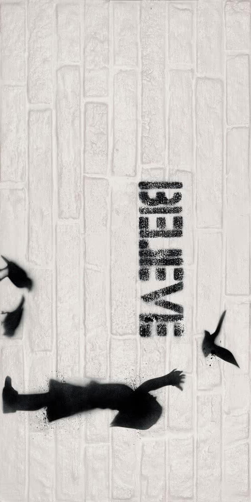 Декор ABK Do Up Dec.Street Kid Believe, 60x120, с рисунком, белый, сатинированный