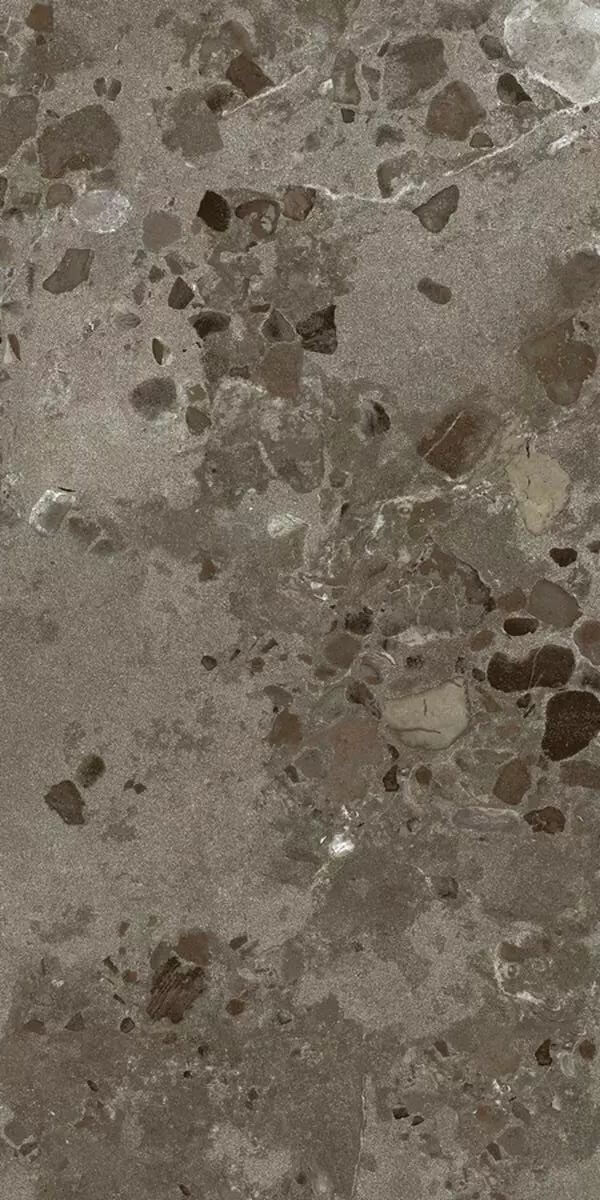 Керамогранит Fioranese Ceramica I Cocci Siciliani Nero, 60.4x120.8, имитация терраццо, чёрный, матовый