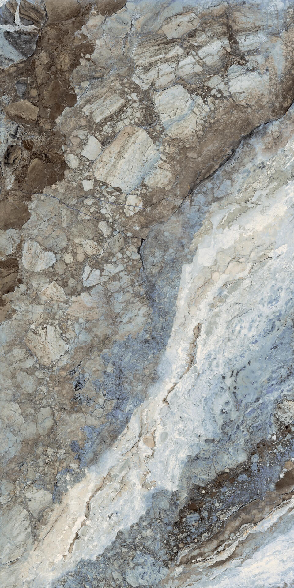 Керамогранит Sant'Agostino Mystic Ocean Mat, 60x120, под камень, серый, матовый