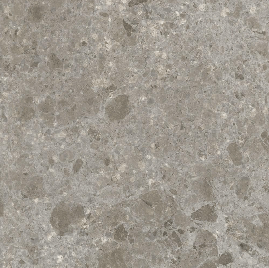 Керамогранит Ariostea Fragmenta Grigio Luminoso Soft, 120x120, имитация терраццо, серый, матовый