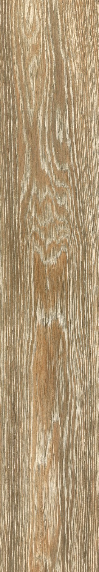 Керамогранит Baldocer Eleganza Roble Rectificado, 20x114, под дерево, коричневый, сатинированный