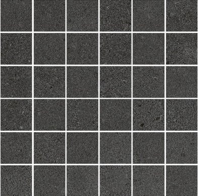 Мозаика Sant'Agostino Highstone Mosaico Dark, 30x30, под бетон, антрацит, матовая