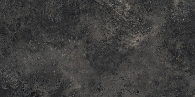 Керамогранит Atlas Concorde Aix Fumee  Grip, 37.5x75, под камень, антрацит, матовый