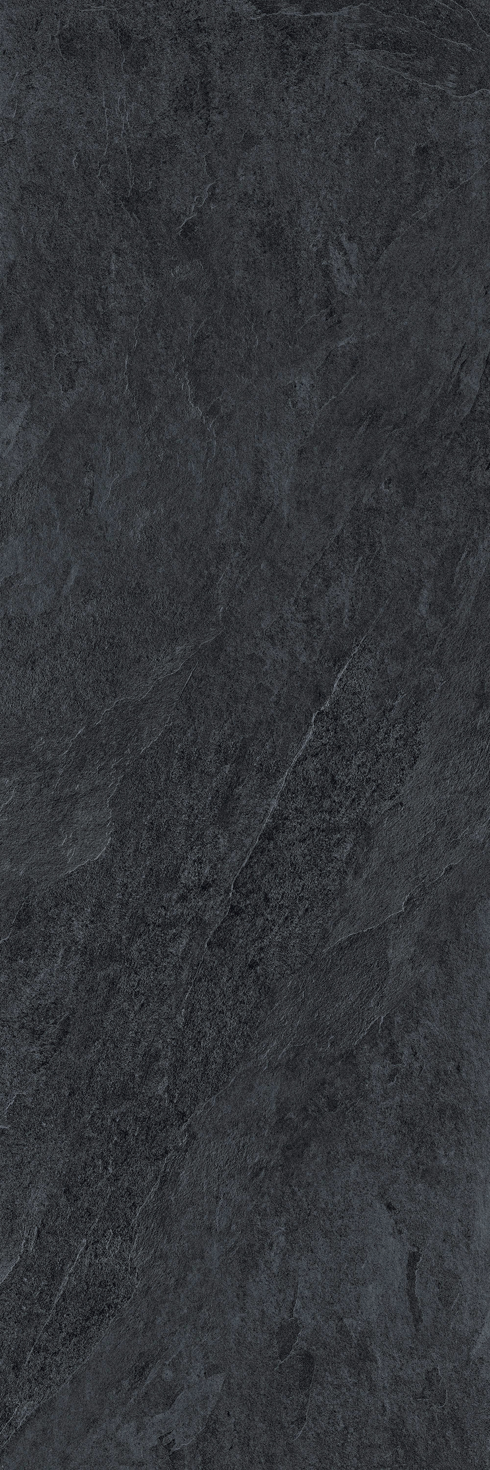 Керамогранит Lea Ceramiche Slimtech Waterfall Dark Flow Nat 5P, 100x300, под камень, чёрный, матовый