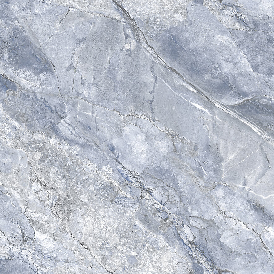 Керамогранит Ceradim Ocean Gorgeous Blue Голубой Полированный, 60x60, под камень, голубой, полированный