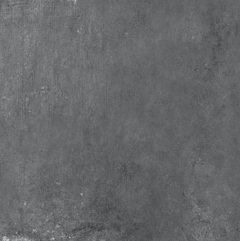 Керамогранит Dado Ceramica Gare du Nord Graphite Ret., 81x81, под бетон, серый, матовый