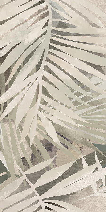 Декор Azori Desert Oasis 2, 31.5x63, флора, бежевый, фактурный