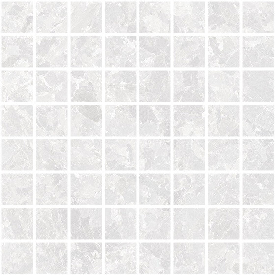 Мозаика 41zero42 Solo Mos.White, 30x30, имитация терраццо, белая, матовая