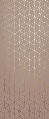 Декор Atlas Concorde Mek Rose Hexagon, 50x120, геометрия, розовый, матовый