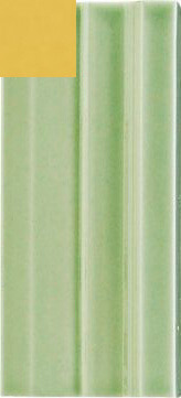 Бордюр Ceramica Grazia Listelli Toro Oro, 5.5x13, моноколор, жёлтый, глянцевый