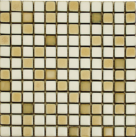 Мозаика Imagine Mosaic Керамика CR2303, 31.1x31.1, моноколор, жёлтая, матовая