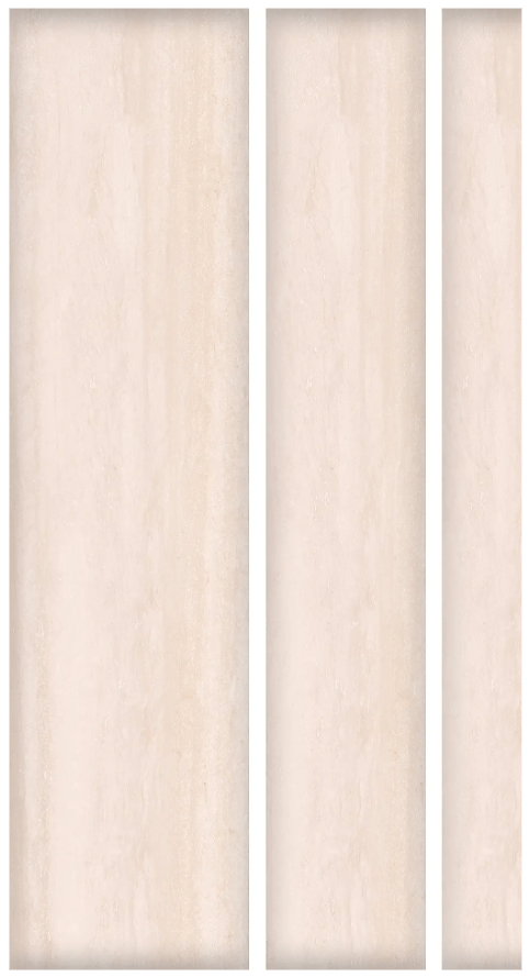 Керамогранит 41zero42 Italic Travertino Mix 10/20/30, 60x120, под травертин, бежевый, сатинированный