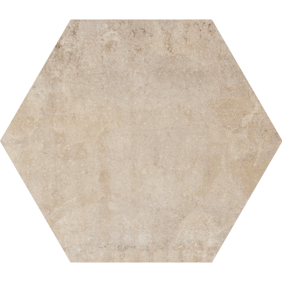 Керамогранит Fioranese Ceramica Heritage Exagona Ivory, 34.5x40, под бетон, бежевый, матовый