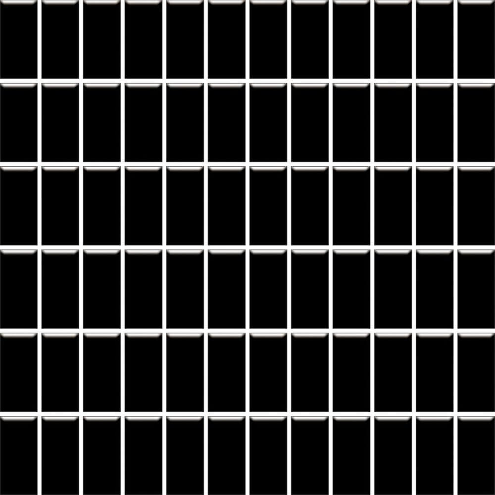 Мозаика Paradyz Altea Nero Mozaika Prasowana K, 29.8x29.8, моноколор, чёрная, глянцевая