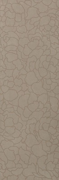 Настенная плитка FAP Ceramiche Summer Flower Ombra  RT, 30x91.5, под обои, коричневая, матовая