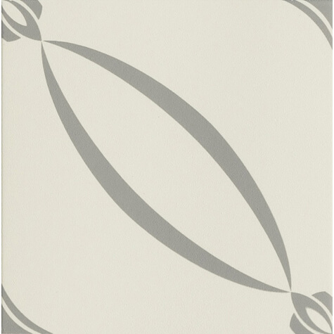 Керамогранит Ceramica Grazia Althaus Berlino Grigio, 20x20, орнамент, серый, матовый