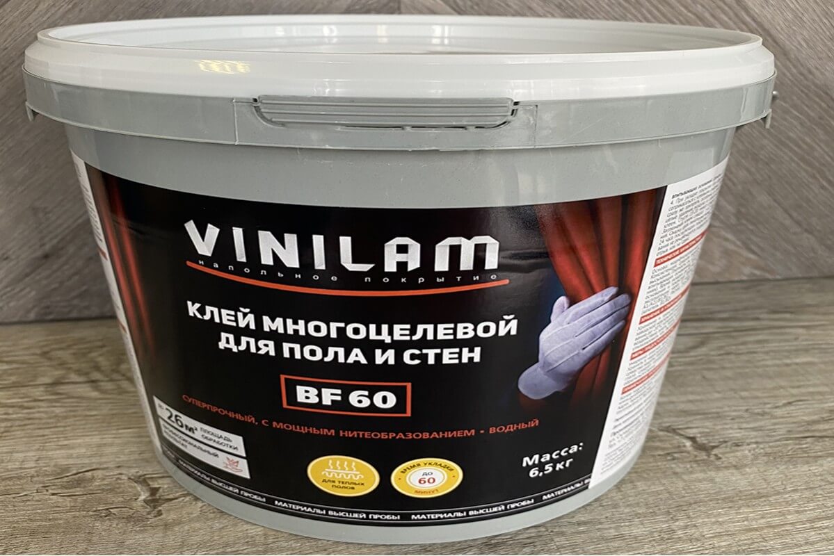 Сопутствующие для Кварц-винила Vinilam Клей Vinilam BF60 (6,5 кг) BF60