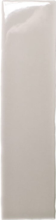 Настенная плитка DNA Tiles Eclat Grey, 7.5x30, под майолику, серая, глянцевая