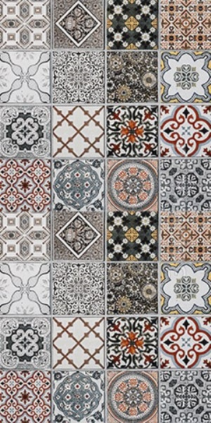 Декор QUA Granite 60x120 Armada Mix Decor Fon Full Lap, 60x120, пэчворк, мультиколор, лаппатированный