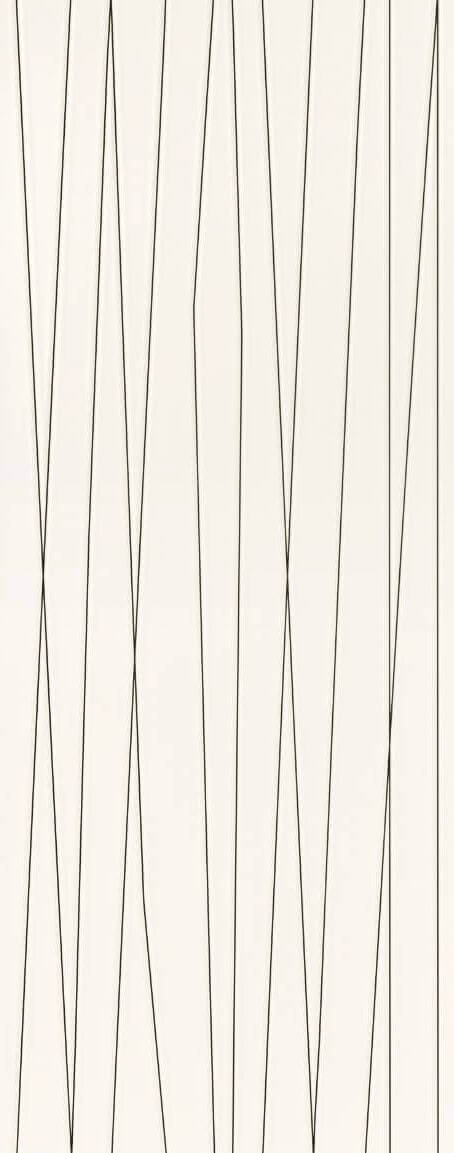 Декор Tubadzin Abisso D- White 2, 29.8x74.8, геометрия, белый, глянцевый