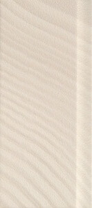 Бордюр Cavalli Agata Alzata Bianco, 15x25, под оникс, бежевый, лаппатированный