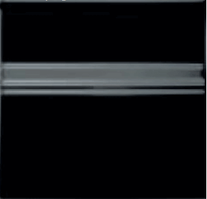 Плинтус Adex Neri Rodapie clasico negro (1), 15x15, моноколор, чёрный, глянцевый