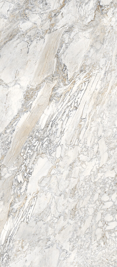 Керамогранит StaroSlabs Polished Domino Ash - B Elegance, 120x280, под камень, серый, полированный