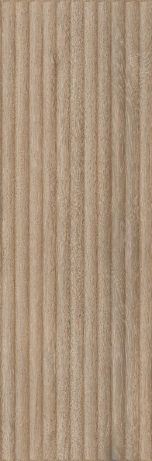 Настенная плитка Paradyz Bella Wood Struktura Rekt Mat, 29.8x89.8, под дерево, коричневая, рельефная