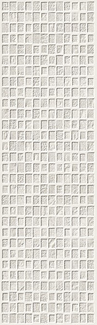Декор Ibero Elevation Project White, 29x100, под мозаику, белый, матовый