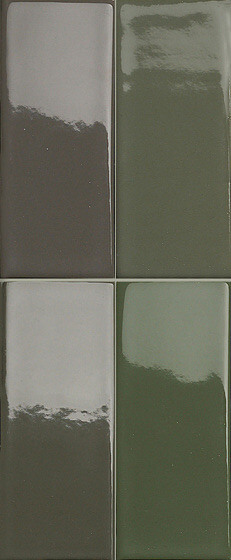 Настенная плитка 41zero42 Cosmo Brick Verde Lap, 6.5x15.5, под майолику, зелёная, лаппатированная