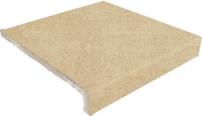 Ступень Gresmanc Evolution Peldano Recto Evo Beige, 29.9x31.7, под бетон, бежевая, противоскользящая
