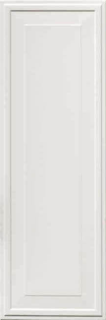 Настенная плитка Ascot New England Bianco Boiserie, 33.3x100, геометрия, белая, матовая
