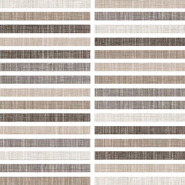 Мозаика Sant'Agostino Tailorart Plus Mix, 30x30, под текстиль, мультиколор, матовая