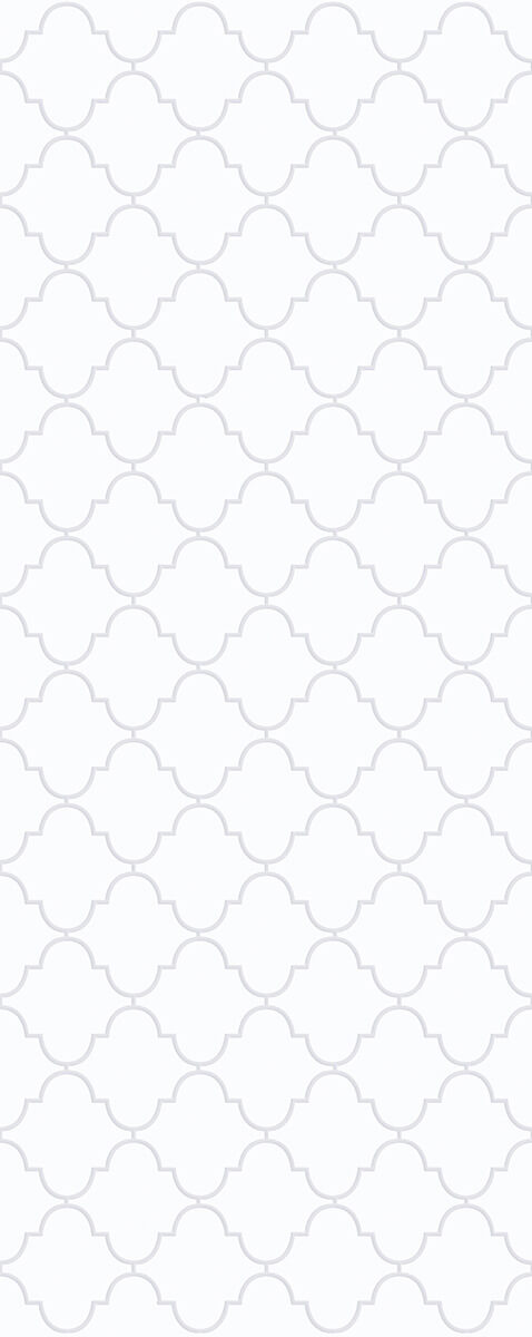 Настенная плитка Azori Calypso White, 20.1x50.5, под мозаику, белая, глянцевая