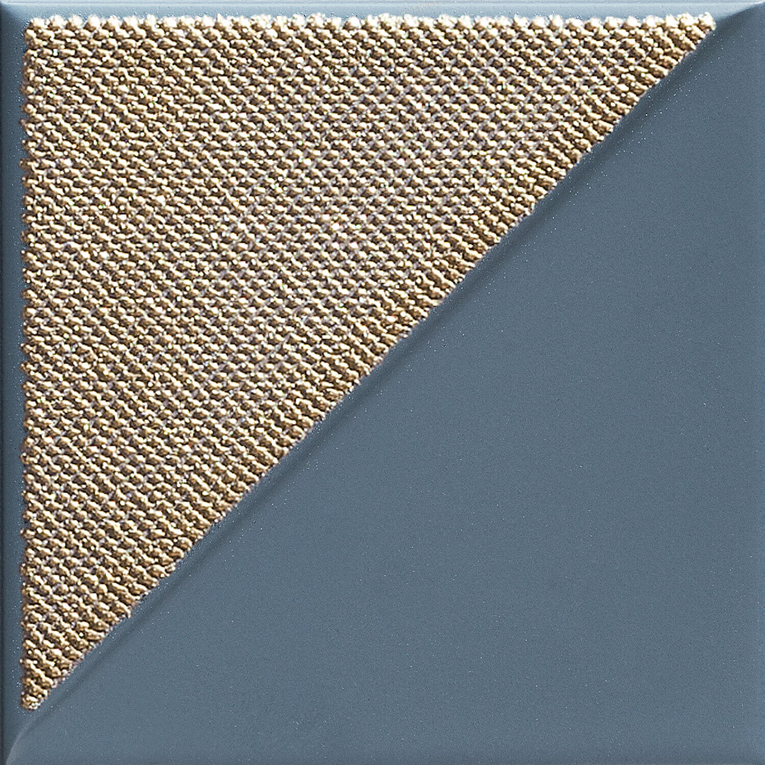 Настенная плитка Tubadzin Reflection D- Reflection Navy 3, 14.8x14.8, моноколор, синяя, матово-глянцевая