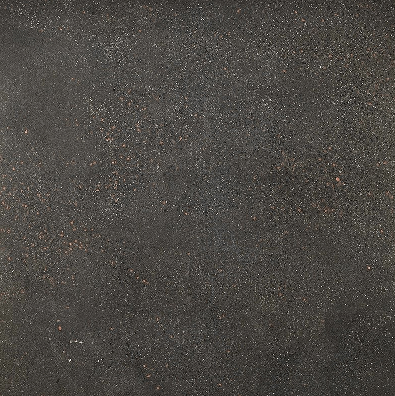Керамогранит Fioranese Ceramica I Cocci Grafite Nat/Ret, 90x90, под камень, чёрный, матовый