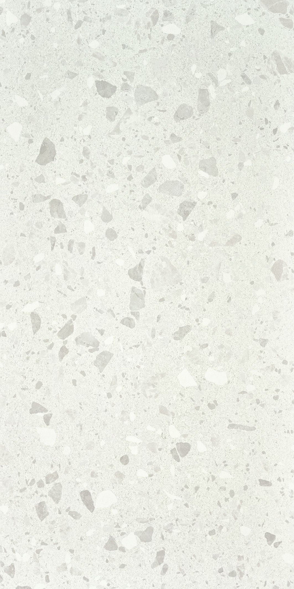 Керамогранит STiles Ceramic Azzo Ice, 60x120, имитация терраццо, белый, матовый