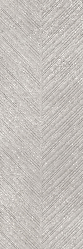 Настенная плитка Керамин Дезерт-Р 3Д, 30x90, под бетон, серая, рельефная