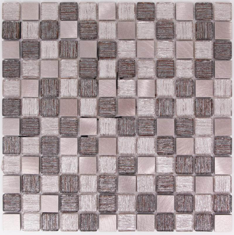 Мозаика Bonaparte Mosaics Trend Bronze, 30x30, под камень, коричневая, глянцевая
