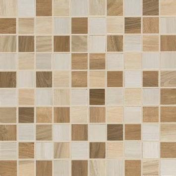 Мозаика Vallelunga Tabula Mosaico Mix Caldo, 30x30, под дерево, бежевая, матовая
