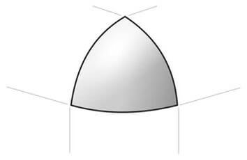 Спецэлемент FAP Ceramiche Maku Light AE Spigolo, 1x1, под камень, белый, матовый