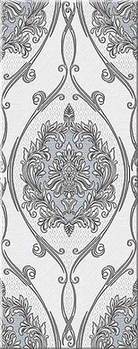 Декор Azori Chateau Decor Classic, 20.1x50.5, под обои, белый, глянцевый