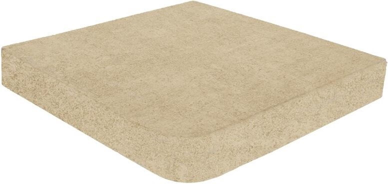 Ступень Gresmanc Evolution Esquina Recto Evo Beige, 31.7x31.7, под бетон, бежевая, матовая