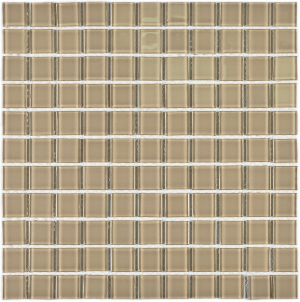 Мозаика Bonaparte Mosaics Irish coffe, 30x30, моноколор, бежевая, глянцевая