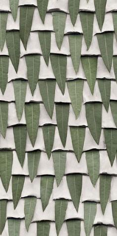 Декор 41zero42 Paper41 Pro Silvi, 50x100, флора, зелёный, матовый