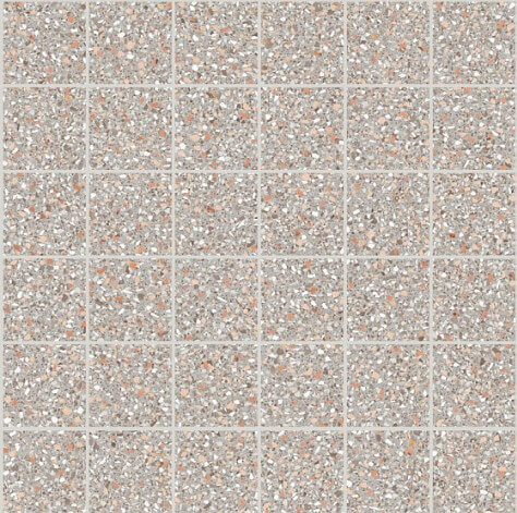 Мозаика Sant'Agostino Newdeco Mosaico Pearl Nat-Lev, 30x30, имитация терраццо, серая, матово-глянцевая