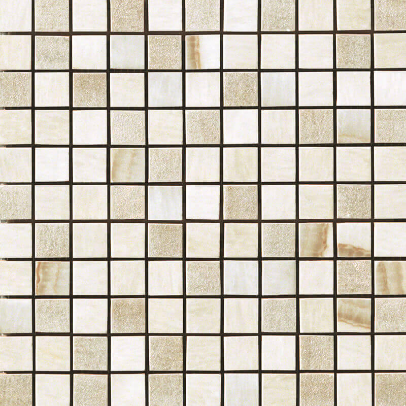 Мозаика Iris Muse Mosaico Muse Shell, 25x25, под мозаику, серая, лаппатированная