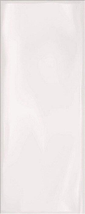 Настенная плитка Azori Nuvola Light, 20.1x50.5, под майолику, белая, глянцевая