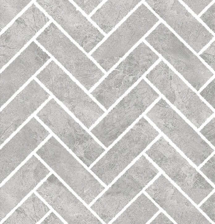 Мозаика Sant'Agostino Themar Spina Grigio Savoia, 30x30, под мрамор, серая, матовая